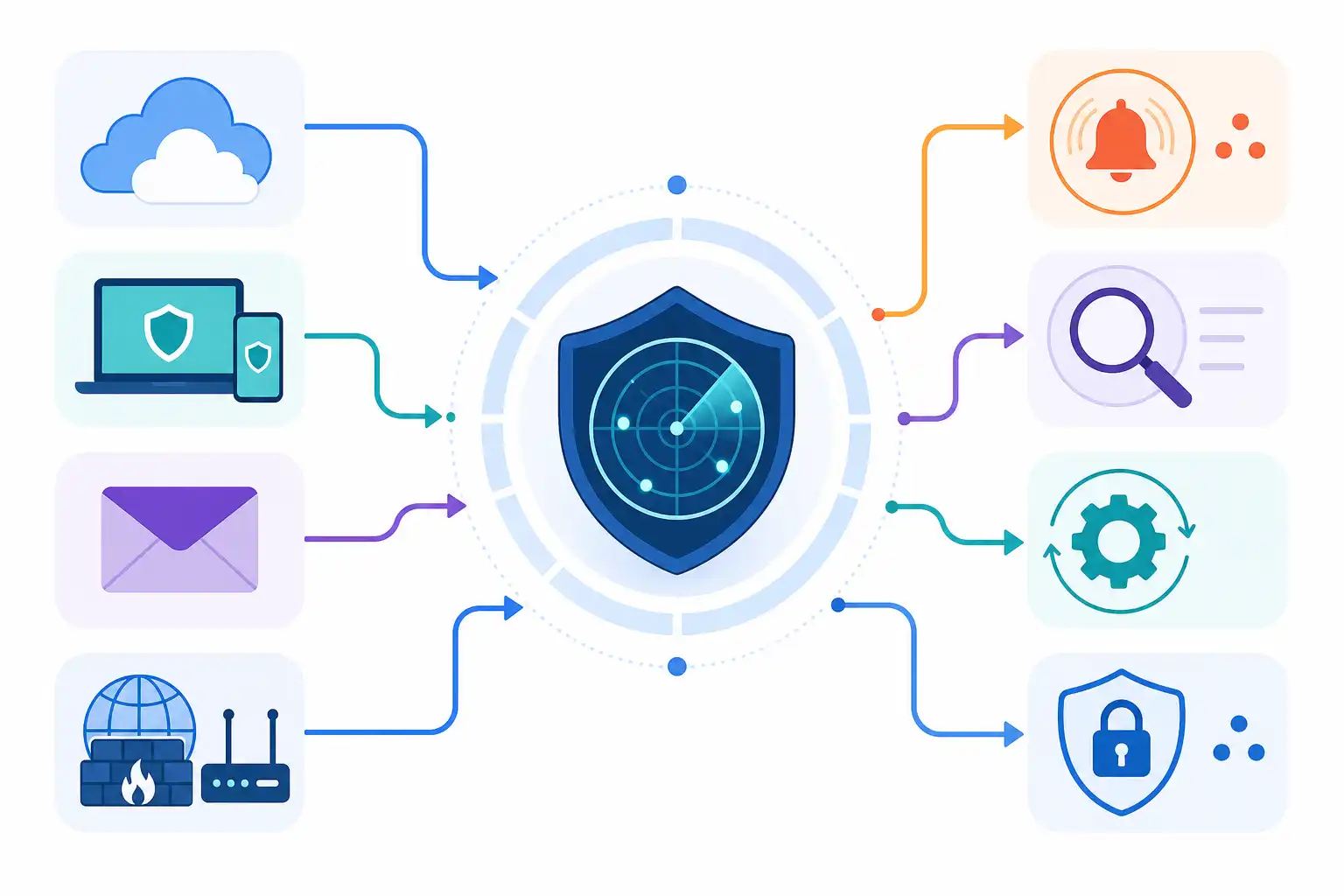Infografik zu Microsoft Sentinel und Defender XDR lernen: SIEM für den SOC-Alltag (KI-generiert)